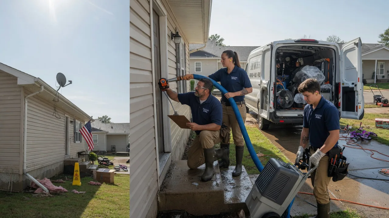 Ceiling Water Damage Restoration in Plantsville, CT near me